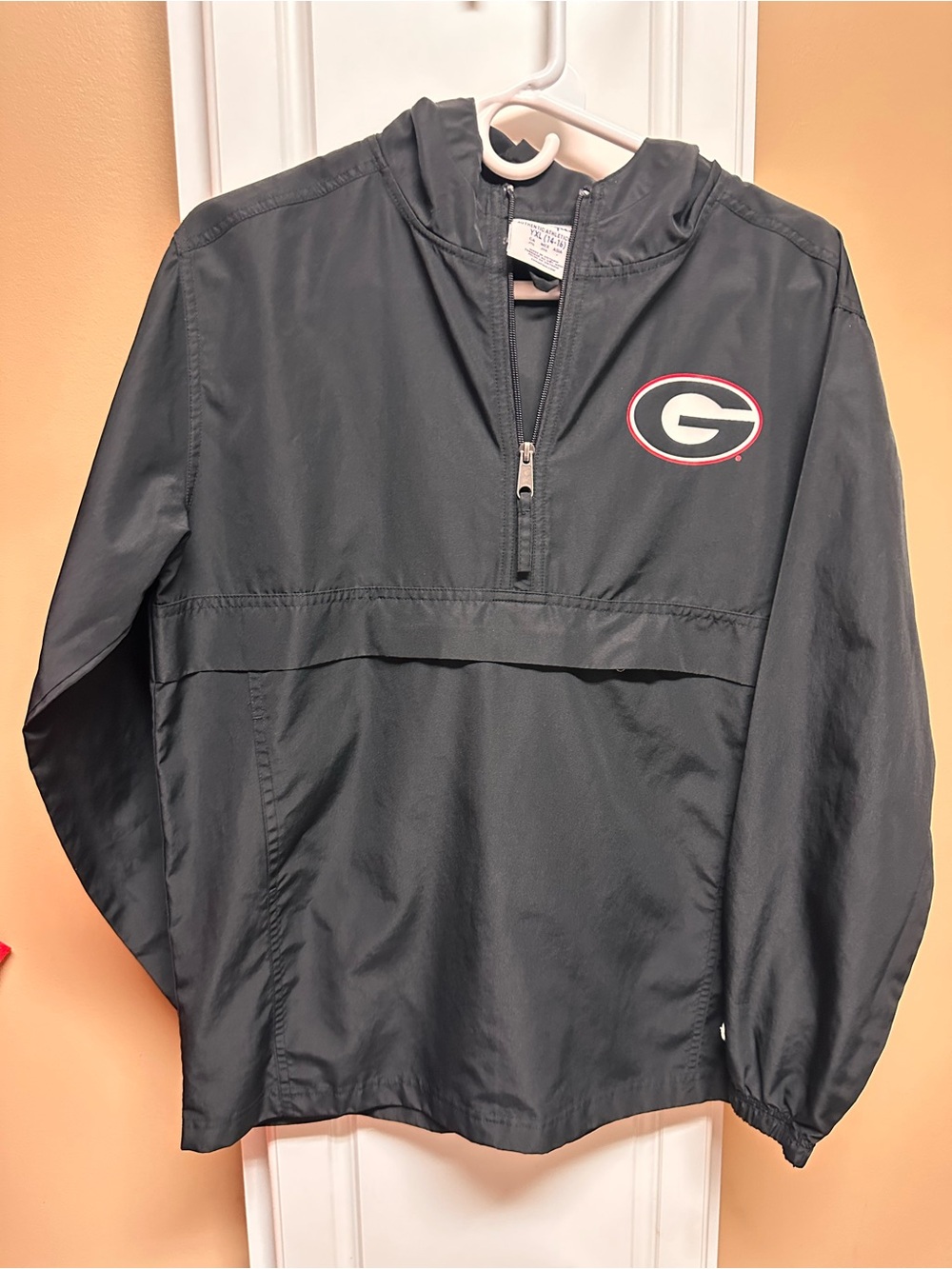 Champion Black Pullover Jacket with Half-Zip